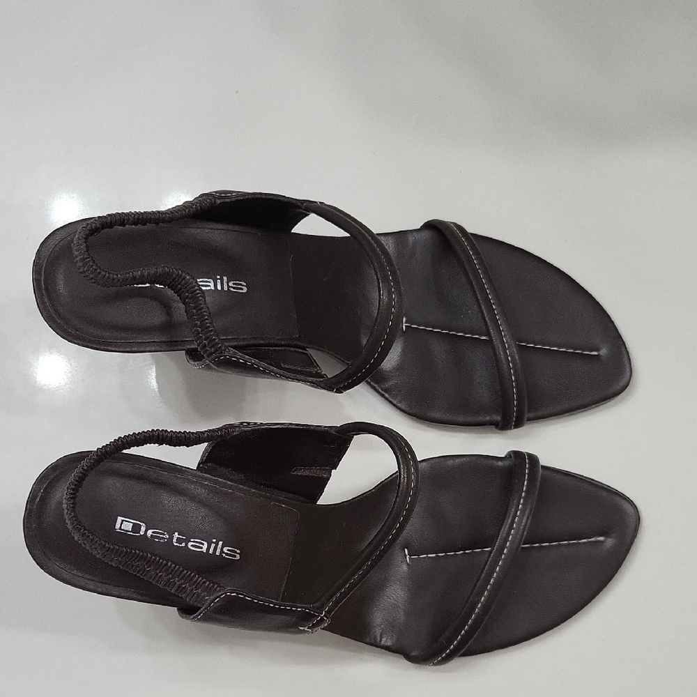 Brown Leather Women's Sandals